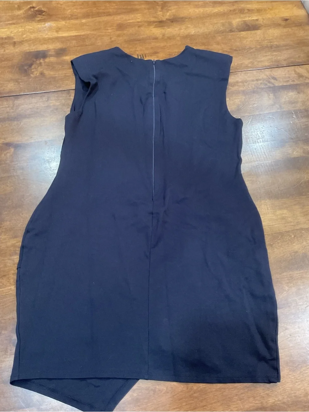 Fashion Nova Navy Asymmetrical Dress